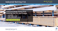 Desktop Screenshot of industrialshelvingusa.com